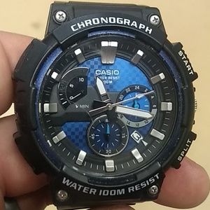 Casio Men's Watch w/ Chronograph and Blue Face
